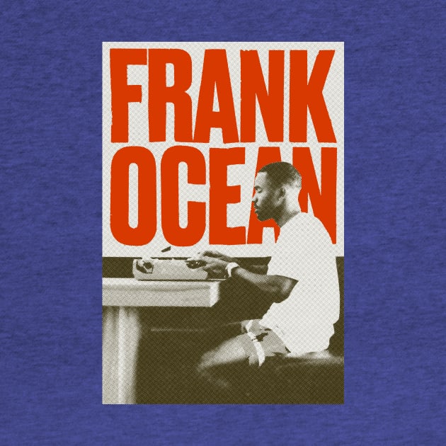 Frank Ocean Riso Style Graphic by SkipBroTees